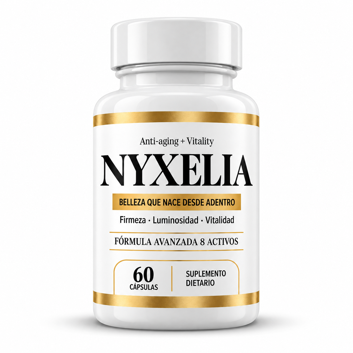 NYXELIA® — Fórmula anti-age que trabaja desde adentro.